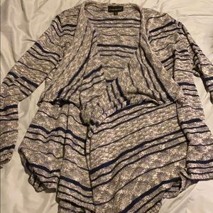 Lame Bryant 18/20 gray/silver and blue stripes